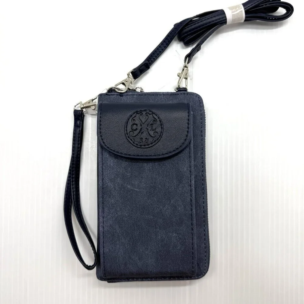 CXL Christian Lacroix Denim Phone Crossbody Wristlet Wallet NWT Indigo Travel